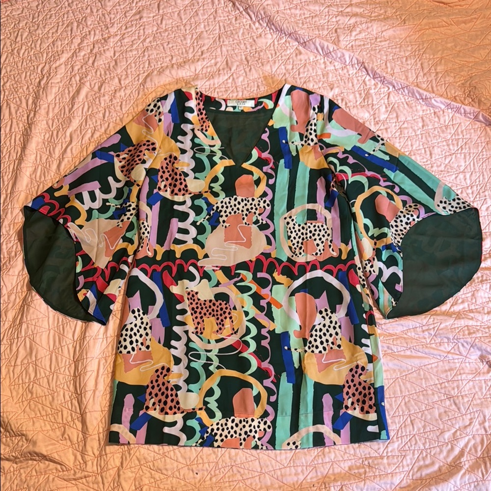 Crosby by Mollie Burch Jungle Print Olivia Mini Dress